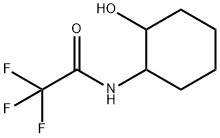 2,2,2-三氟-N-(2-羟基环己基)乙酰胺结构式