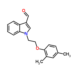 1-[2-(2,4-Dimethylphenoxy)ethyl]-1H-indole-3-carbaldehyde Structure