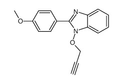 2-(4-methoxyphenyl)-1-prop-2-ynoxybenzimidazole Structure