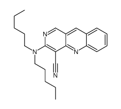 3-(dipentylamino)benzo[b][1,6]naphthyridine-4-carbonitrile Structure