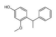3-methoxy-4-(1-phenylethyl)phenol Structure