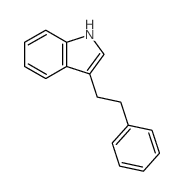 1H-Indole,3-(2-phenylethyl)-结构式