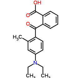 2-[4-(diethylamino)-2-methylbenzoyl]benzoic acid Structure