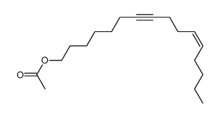 (Z)-11-Hexadecen-7-yn-1-ol acetate结构式