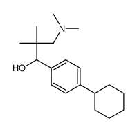 4-Cyclohexyl-α-[1,1-dimethyl-2-(dimethylamino)ethyl]benzyl alcohol structure