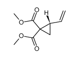 (S)-2-vinylcyclopropane-1,1-dicarboxylic acid dimethyl ester Structure