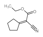 ethyl 2-cyano-2-cyclopentylidene-acetate structure