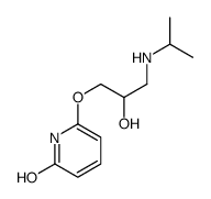 6-[2-hydroxy-3-(propan-2-ylamino)propoxy]-1H-pyridin-2-one结构式