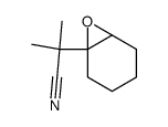 2-(1,2-epoxy-cyclohexyl)-2-methyl-propionitrile结构式