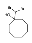 1-(dibromomethyl)cyclooctan-1-ol结构式