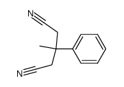 3-methyl-3-phenylglutaronitrile结构式