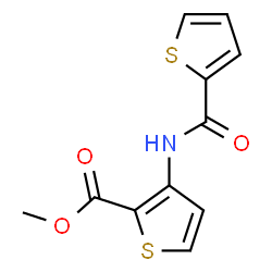 METHYL 3-(2-THIENYLCARBONYLAMINO)THIOPHENE-2-CARBOXYLATE结构式