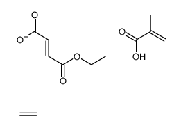 ethene,(Z)-4-ethoxy-4-oxobut-2-enoic acid,2-methylprop-2-enoate Structure