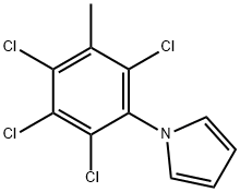 1-(2,3,4,6-Tetrachloro-5-methylphenyl)-1H-pyrrole Structure