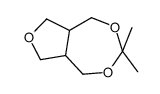 (5aR,8aS)-3,3-dimethyl-1,5,5a,6,8,8a-hexahydrofuro[3,4-e][1,3]dioxepine Structure