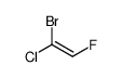 1-bromo-1-chloro-2-fluoroethene结构式
