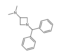 (1-BENZHYDRYLAZETIDIN-3-YL)DIMETHYLAMINE structure