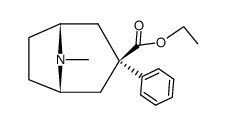 3α-Phenyl-tropan-carbonsaeure-(3β)-ethylester结构式
