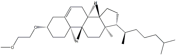 3β-(2-Methoxyethoxy)cholest-5-ene Structure