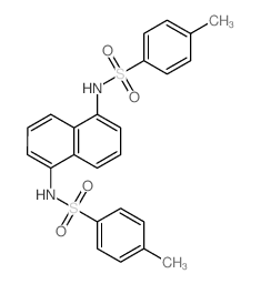 Benzenesulfonamide,N,N'-1,5-naphthalenediylbis[4-methyl-结构式