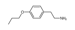 2-(4-propoxyphenyl)ethanamine(SALTDATA: HCl) Structure