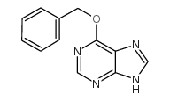 6-苄氧基嘌呤结构式