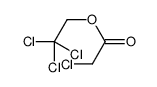 2,2,2-trichloroethyl 2-chloroacetate Structure