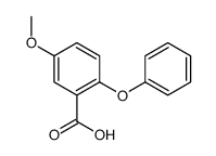 5-methoxy-2-phenoxybenzoic acid Structure