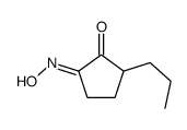 2-hydroxyimino-5-propylcyclopentan-1-one结构式