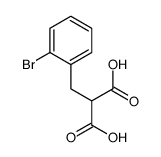 Propanedioic acid, 2-[(2-bromophenyl)methyl]- Structure