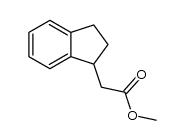 indan-1-yl-acetic acid methyl ester Structure