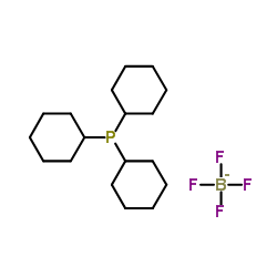 Tricyclohexylphosphonium tetrafluoroborate Structure