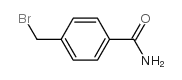 4-(溴甲基)苯甲酰胺结构式