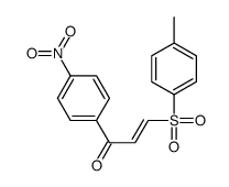 3-(4-methylphenyl)sulfonyl-1-(4-nitrophenyl)prop-2-en-1-one Structure