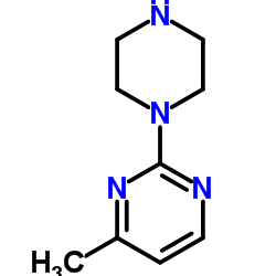 4-Methyl-2-(1-piperazinyl)pyrimidine structure