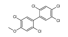 1,2,4-trichloro-5-(2,5-dichloro-4-methoxyphenyl)benzene结构式