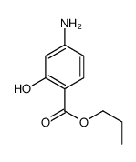 propyl 4-amino-2-hydroxybenzoate Structure