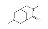 3,7-dimethyl-3,7-diazabicyclo[3.3.1]nonan-4-one结构式