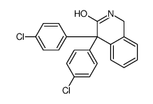 4,4-bis(4-chlorophenyl)-1,2-dihydroisoquinolin-3-one结构式