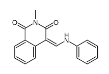 4-(anilinomethylidene)-2-methylisoquinoline-1,3-dione结构式