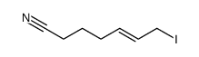 7-iodohept-5-enenitrile Structure