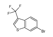6-bromo-3-(trifluoromethyl)-1-benzothiophene结构式