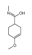 4-methoxy-N-methylcyclohex-3-ene-1-carboxamide结构式