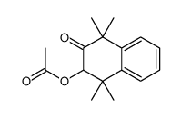 (1,1,4,4-tetramethyl-3-oxo-2H-naphthalen-2-yl) acetate Structure