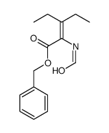 benzyl 3-ethyl-2-formamidopent-2-enoate Structure