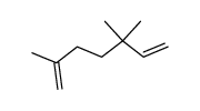 2,5,5-trimethyl-1,6-heptadiene Structure