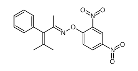 3-Phenyl-2-methylpent-2-en-4-anti-ketoxim-2,4-dinitrophenylether结构式