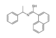 N-(1-phenylethyl)naphthalene-1-carbothioamide Structure