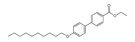 4'-decyloxy-biphenyl-4-carboxylic acid ethyl ester结构式