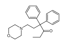 4,4-Diphenyl-6-morpholino-3-hexanone structure